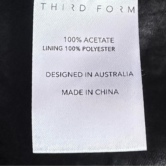 Third Form Crush Bias One Shoulder Midi Dress Black Designer US 8 AU 12 NWT - Picture 9 of 10